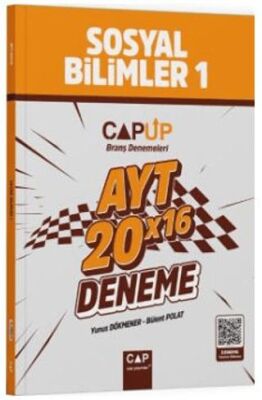 Çap Yayınları AYT Sosyal Bilimler 1 20 X 16 Up Deneme - 1