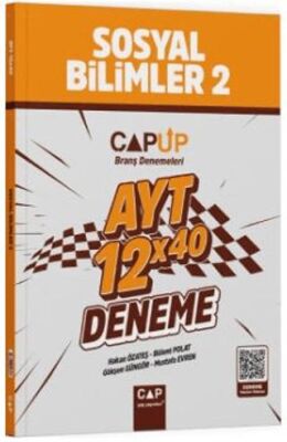 Çap Yayınları AYT Sosyal Bilimler 2 12 X 40 Up Deneme - 1