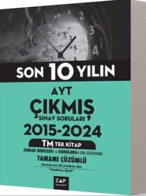 Çap Yayınları AYT TM Tek Kitap Son 10 Yılın Çıkmış Soruları - 1