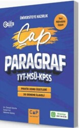 Çap Yayınları TYT MSÜ KPSS Paragraf Üniversiteye Hazırlık 20 Deneme İlaveli - Çap Yayınları