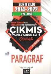Çap Yayınları TYT MSÜ Paragraf 9 Yıl Çıkmış Sorular - Çap Yayınları