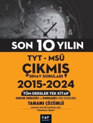 Çap Yayınları TYT MSÜ Son 10 Yılın Çıkmış Soruları - 1