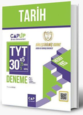 Çap Yayınları TYT Tarih 30 x 5 Up Deneme - 1