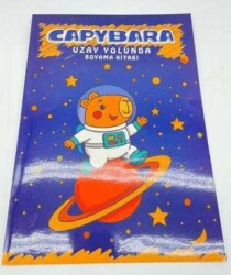 Capybara Uzay Yolunda A4 Boyama Kitabı 16 Sayfa - BKM Kitap