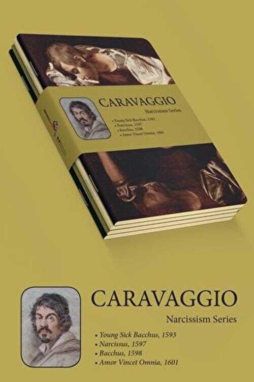 Caravaggio Dörtlü Defter Seti I - Narcissism Series A6