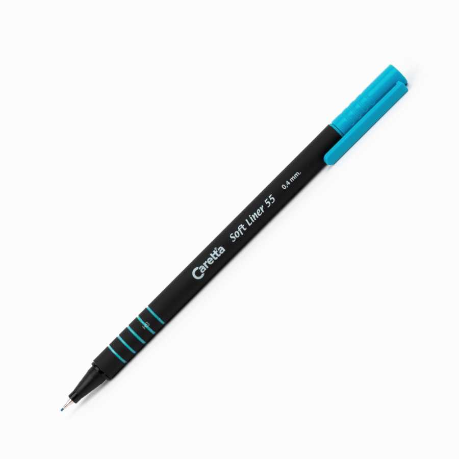 Caretta 55 Soft Liner Keçeli Kalem Acık Mavi