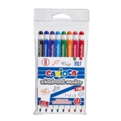 Carioca Beyaz Tahta Kalemi 8 Renk 8li Pvc 2.8 Mm - Carioca