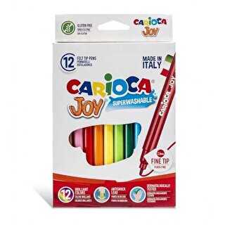 Carioca Joy Süper Yıkanabilir Keçeli Boya Kalemi 12`li