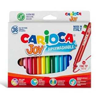 Carioca Joy Süper Yıkanabilir Keçeli Boya Kalemi 36`lı