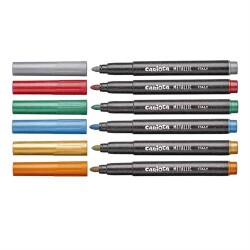 Carioca Metalik Jumbo Keçeli Kalem 6`Lı - 2