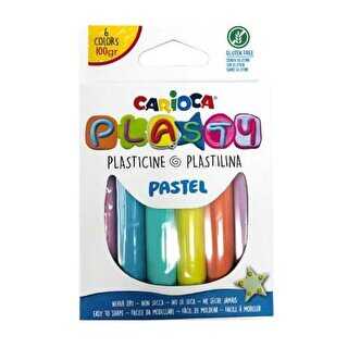 Carioca Plasty Kurumayan Oyun Hamuru 100 Gr. 6 Pastel Renk
