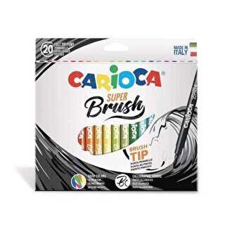 Carioca Super Brush Keçeli Boya Kalemi 20`li