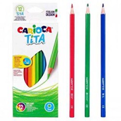 Carioca Tita Kuru Boya Kalemi 12 Renk - Carioca