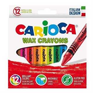 Carioca Wax Yıkanabilir Pastel Boya Kalemi 12`li