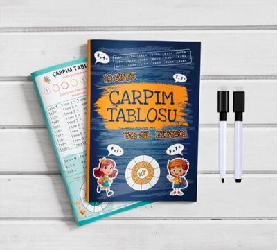 Çarpım Tablosu Yaz-Sil Kitabı - 1