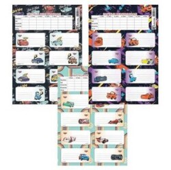 Keskin Color Cars Ders Programı 3Lü Etiket - Keskin Color