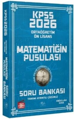 2026 KPSS Lise Ortaöğretim Ön Lisans Matematik Matematiğin Pusulası Soru Bankası Çözümlü - 1