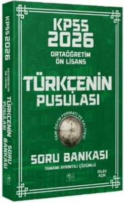 2026 KPSS Lise Ortaöğretim Ön Lisans Türkçenin Pusulası Soru Bankası Çözümlü - 1