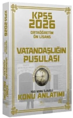 2026 KPSS Lise Ortaöğretim Ön Lisans Vatandaşlık Vatandaşlığın Pusulası Konu Anlatımı - 1