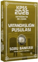 2026 KPSS Lise Ortaöğretim Ön Lisans Vatandaşlık Vatandaşlığın Pusulası Soru Bankası Çözümlü - CBA Akademi