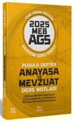 CBA Yayınları 2025 MEB-AGS Anayasa ve Mevzuat Pusula Defter Ders Notları - CBA Akademi