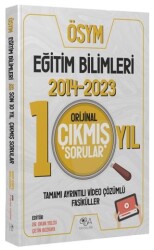 KPSS Eğitim Bilimleri 2014-2023 Orijinal Son 10 Yıl Çıkmış Sorular Video Çözümlü - CBA Akademi