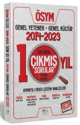KPSS Genel Yetenek Genel Kültür Orijinal Son 10 Yıl Çıkmış Sorular 2014-2023 Video Çözümlü - CBA Akademi