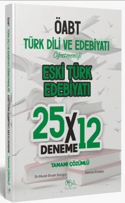 CBA Akademi ÖABT Eski Türk Edebiyatı 25x12 Deneme Çözümlü