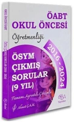 ÖABT MEB-AGS Okul Öncesi Öğretmenliği Çıkmış Sorular Son 9 Yıl Çözümlü - 1