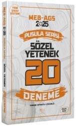 2025 MEB-AGS Sözel Yetenek 20 Deneme Çözümlü Pusula Serisi - CBA Akademi