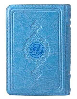 Cep Boy Kur`an-ı Kerim Mavi Renk, Kılıflı, Mühürlü