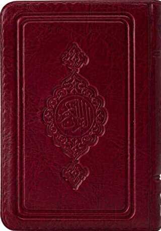 Cep Boy Kur`an-ı Kerim Bordo, Kılıflı, Mühürlü - Hayrat Neşriyat