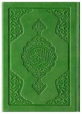 Cep Boy Termo Deri Kuran-ı Kerim Fıstık Yeşili, Mühürlü - Hayrat Neşriyat