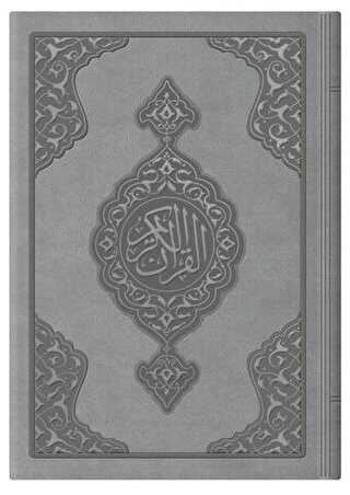 Cep Boy Termo Deri Kuran-ı Kerim Gri, Mühürlü - 1