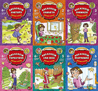 Ceren ve Arkadaşları 6 Kitap Takım - Nar Yayınları