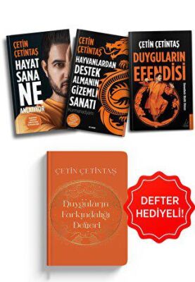 Çetin Çetintaş Kitap Seti Defter Hediyeli 3 Kitap - 1