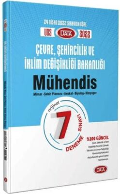 Data Yayınları Çevre, Şehircilik ve İklim Değişikliği Bakanlığı Unvan Değişikliği Mühendis 7 Deneme Sınavı - 1