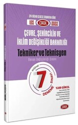 Data Yayınları Çevre, Şehircilik ve İklim Değişikliği Bakanlığı Unvan Değişikliği Tekniker ve Teknisyen 7 Deneme Sınavı - Data Yayınları