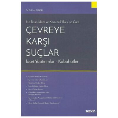 Çevreye Karşı Suçlar - 1