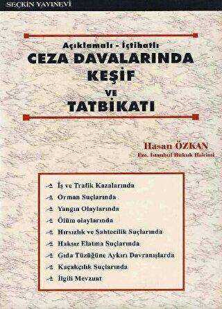 Ceza Davalarında Keşif ve Tatbikatı - Seçkin Yayıncılık