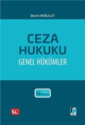 Ceza Hukuku Genel Hükümler - Adalet Yayınevi