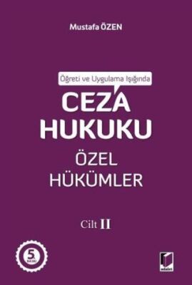 Ceza Hukuku Özel Hükümler Cilt - 2 - 1