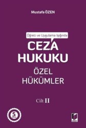 Ceza Hukuku Özel Hükümler Cilt - 2 - Adalet Yayınevi