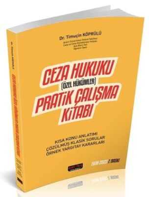 Ceza Hukuku Özel Hükümler Pratik Çalışma Kitabı - 1