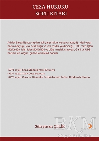 Ceza Hukuku Soru Kitabı - Cinius Yayınları
