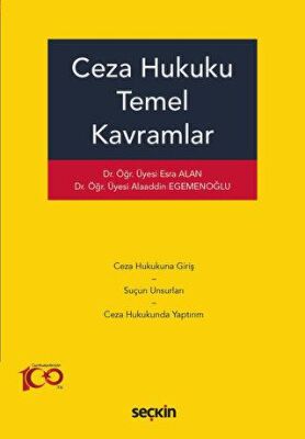 Ceza Hukuku Temel Kavramlar - 1