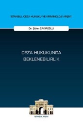Ceza Hukukunda Beklenebilirlik - On İki Levha Yayınları