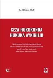 Ceza Hukukunda Hukuka Aykırılık - Adalet Yayınevi