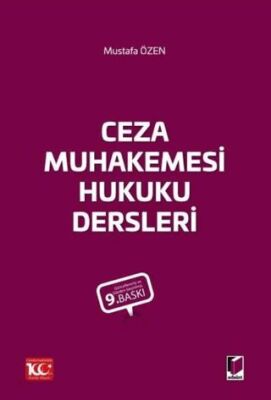 Ceza Muhakemesi Hukuku Dersleri - 1