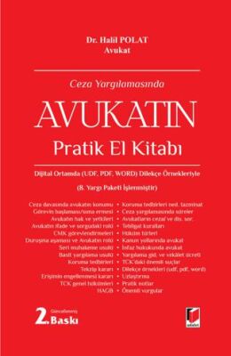 Ceza Yargılamasında Avukatın Pratik El Kitabı - 1